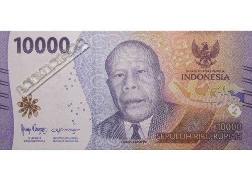 Банкнота Индонезия 10000 (десять тысяч) рупий 2022 год. Pick W165. UNC