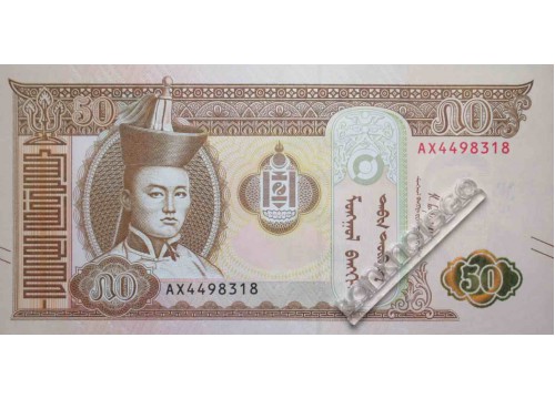 Банкнота Монголия 50 (пятьдесят) тугриков 2019 год. Pick 64. UNC