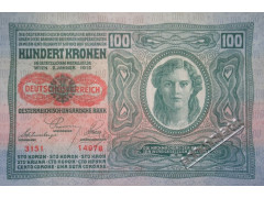 Банкнота Австрия 100 (сто) крон 1919 год. Pick 56.1. UNC