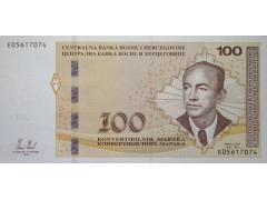 Банкнота Босния и Герцеговина 100 (сто) марок 2012 год. Pick 86a. UNC