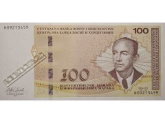 Банкнота Боcния и Герцеговина 100 (сто) марок 2019 год. Pick 86c. UNC
