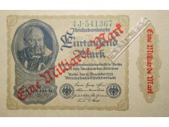 Банкнота Германия 1000000000 (один миллиард) марок 1923 год. Pick 113b1. UNC