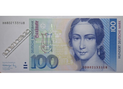 Банкнота Германия 100 (сто) марок 1991 год. Pick 41b. UNC
