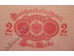 Банкнота Германия 2 (две) марки 1914 (17) год. Pick 54. UNC