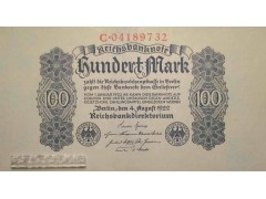 Банкнота Германия 100 (сто) марок 1922 год. Pick 75. UNC