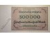 Банкнота Германия 500000 (пятьсот тысяч) марок 1923 год. Pick 88a. UNC