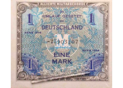 Банкнота Германия 1 (одна) марка 1944 год. Pick 192d. UNC