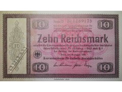 Банкнота Германия 10 (десять) марок 1933 год. Pick 200. UNC