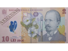 Банкнота Румыния 10 (десять) лей 2011 год. Pick 119g. UNC