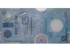 Банкнота Северная Ирландия 5 (пять) фунтов 2000 год. Pick 203b. UNC