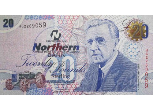 Банкнота Северная Ирландия 20 (двадцать) фунтов. 2006 год. Pick 207b. UNC