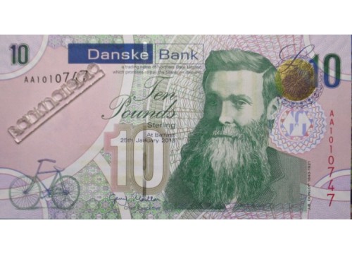 Банкнота Северная Ирландия 10 (десять) фунтов. 2013 год. Pick 212. UNC