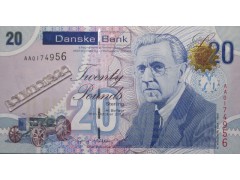 Банкнота Северная Ирландия 20 (двадцать) фунтов. 2012 год. Pick 213a. UNC