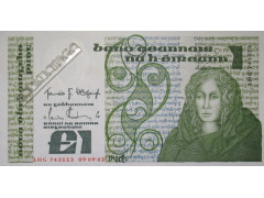 Банкнота Ирландия 1 (один) фунт 1982 год. Pick 70c1. UNC