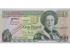 Банкнота Джерси 1 (один) фунт 2000 год. Pick 31. UNC