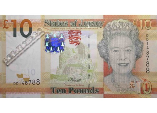 Банкнота Джерси 10 (десять) фунтов 2010 год. Pick 34a2. UNC