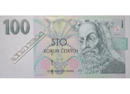 Банкнота Чехия 100 (сто) крон 1997 год. Pick 18e. UNC