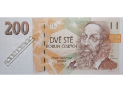 Банкнота Чехия 200 (двести) крон 1998-2018 год. Pick 19e. UNC
