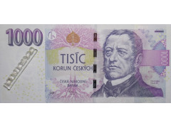 Банкнота Чехия 1000 (тысяча) крон 2008 год. Pick 25c. UNC
