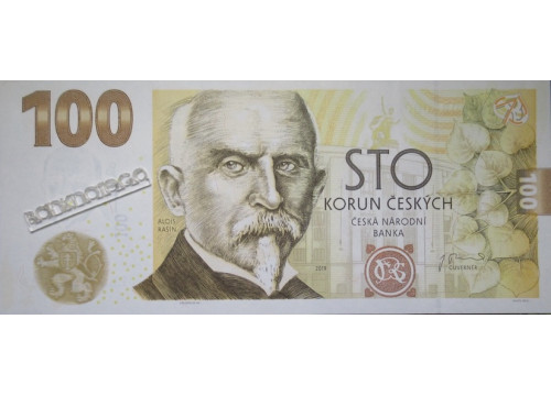 Банкнота Чехия 100 (сто) крон 2019 год. Буклет. Pick W29. UNC