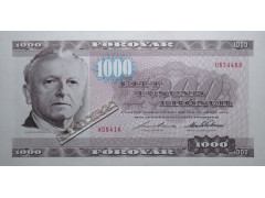 Банкнота Фарерские острова 1000 (тысяча) крон 1994 год. Pick 23e. UNC
