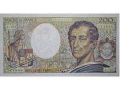 Банкнота Франция 200 (двести) франков 1992 год. Pick 155e. UNC