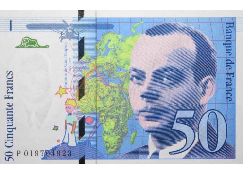 Банкнота Франция 50 (пятьдесят) франков 1994 год. Pick 157Aa. UNC