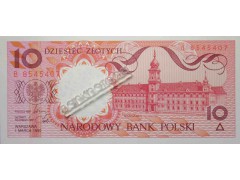 Банкнота Польша 10 (десять) злотых 1990 год. Pick 167. UNC