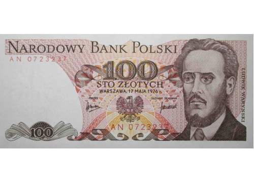 Банкнота Польша 100 (сто) злотых 1976 год. Pick 143b. UNC