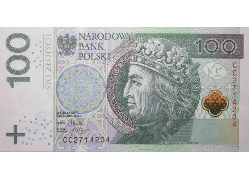 Банкнота Польша 100 (сто) злотых 2012 год. Pick 186. UNC
