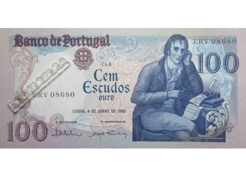 Банкнота Португалия 100 (сто) эскудо 1985 год. Pick 178e6. UNC