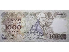 Банкнота Португалия 1000 (тысяча) эскудо 1992 год. Pick 181i1. UNC