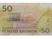Банкнота Швеция 50 (пятьдесят) крон 2000 год. Pick 62a. UNC