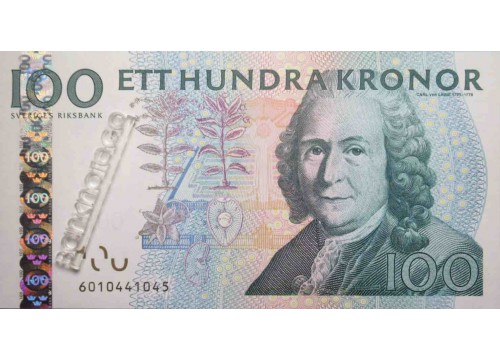 Банкнота Швеция 100 (сто) крон 2006 год. Pick 65c. UNC