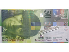 Банкнота Швейцария 50 (пятьдесят) франков 2004 год. Pick 71b1. UNC