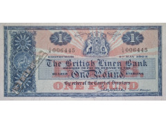 Банкнота Шотландия 1 (один) фунт 1964 год. Pick 166c2. UNC
