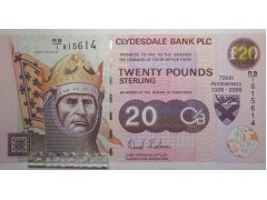 Банкнота Шотландия 20 (двадцать) фунтов 2006 год. Pick 229G. UNC