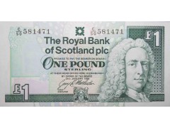 Банкнота Шотландия 1 (один) фунт 1996 год. Pick 351c. UNC