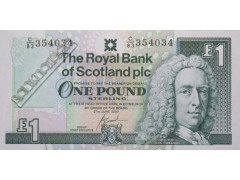 Банкнота Шотландия 1 (один) фунт 2000 год. Pick 351e1. UNC