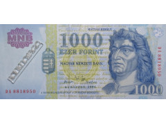 Банкнота Венгрия 1000 (тысяча) форинтов 2004 год. Pick 189c. UNC