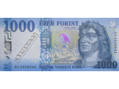 Банкнота Венгрия 1000 (тысяча) форинтов 2018 год. Pick 203b. UNC