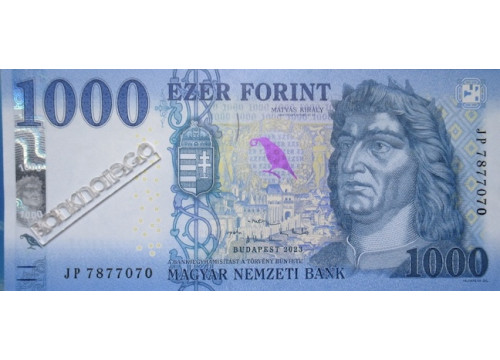 Банкнота Венгрия 1000 (тысяча) форинтов 2023 год. Pick 203d. UNC