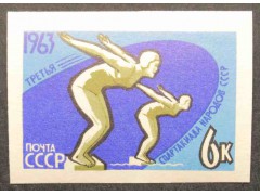 Марка 2895 Спартакиада народов СССР. Плавание. MNH ★★. 1963 год.