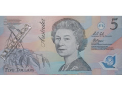 Банкнота Австралия 5 (пять) долларов 1992 год. Pick 50a1. UNC