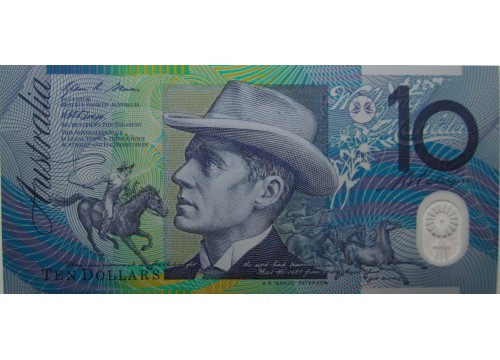 Банкнота Австралия 10 (десять) долларов 2008 год. Pick 58e. UNC