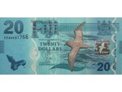 Банкнота Фиджи 20 (двадцать) долларов 2012 год. Pick 117a. UNC
