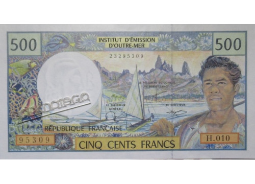 Банкнота Французская Полинезия 500 (пятьсот) франков 2000-02 год. Pick 1d. UNC