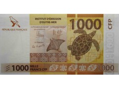 Банкнота Французская Полинезия 1000 (тысяча) франков 2014 год. Pick 6. UNC