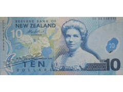 Банкнота Новая Зеландия 10 (десять) долларов 2006 год. Pick 186b3. UNC