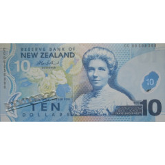 Банкнота Новая Зеландия 10 (десять) долларов 2006 год. Pick 186b3. UNC